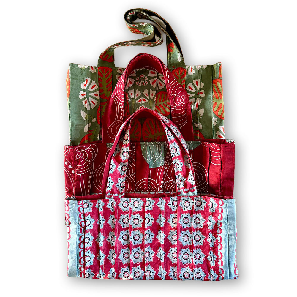 Silk Totes Bags