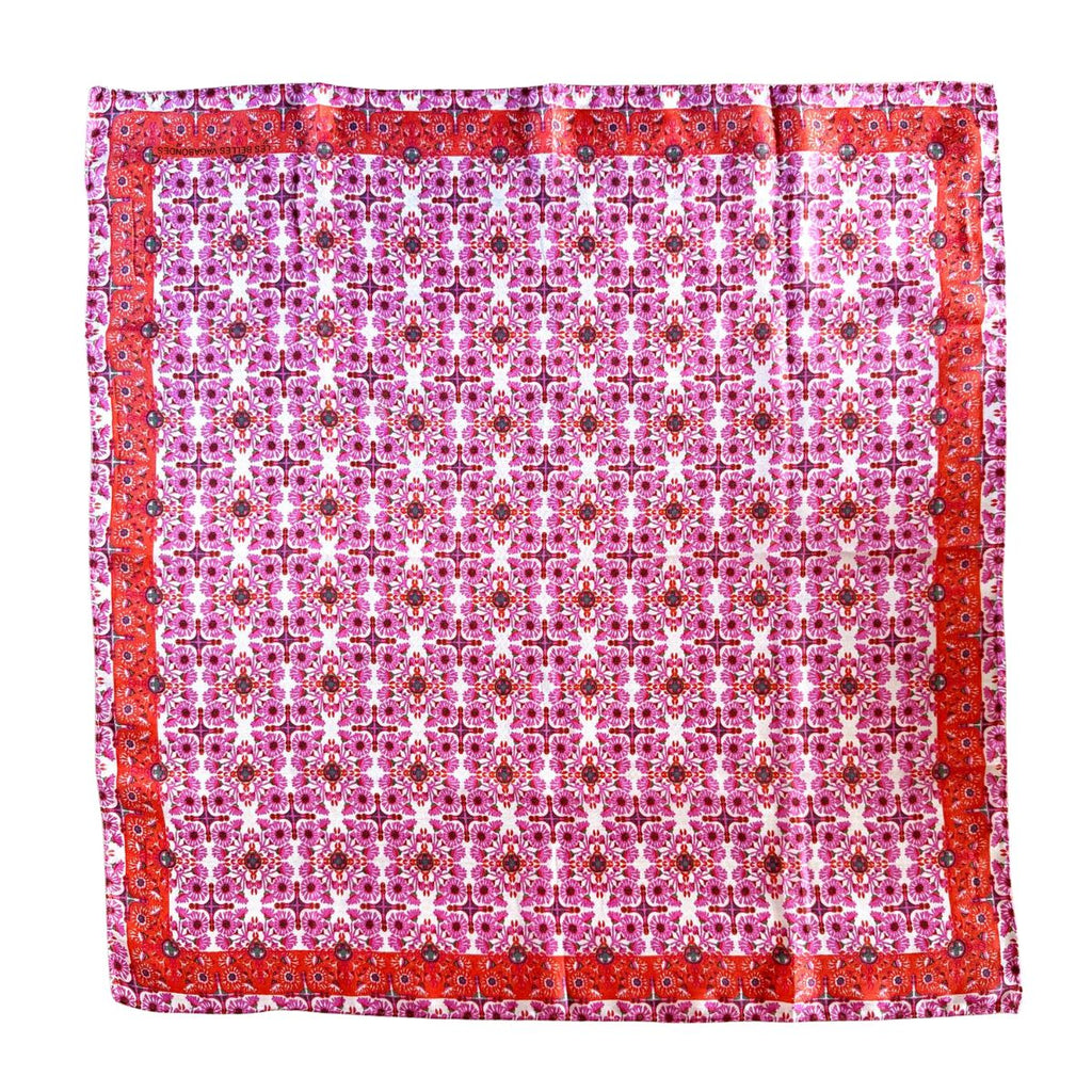 Silk Square - Agadir Fuchsia