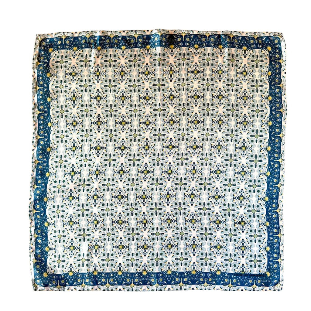 Silk Square - Agadir Yellow Blue