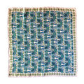 Silk Square - Carabies Blue Green