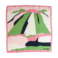 Silk Square - Vivaro Green Pink