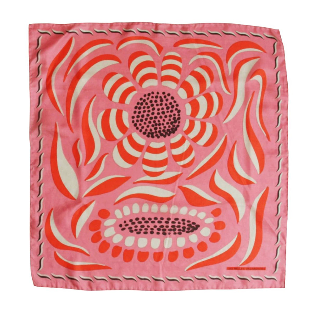 Silk Square - Forget-Me-Not Rose Pink