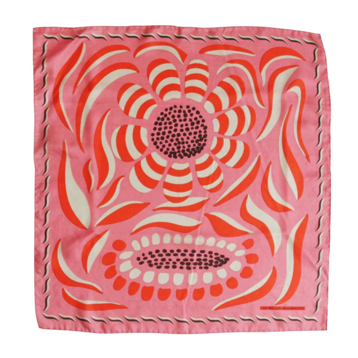 Silk Square - Forget-Me-Not Rose Pink