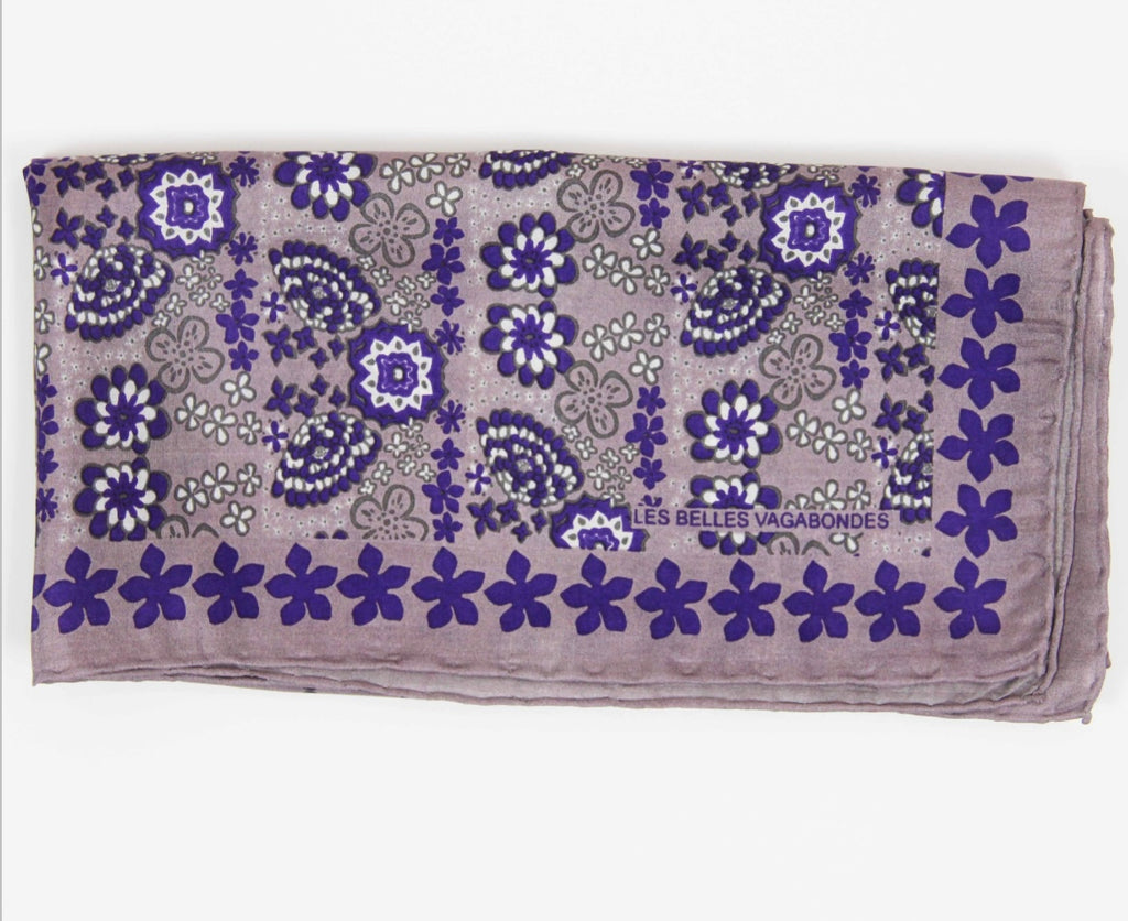 Silk Square - Caraibes Purple