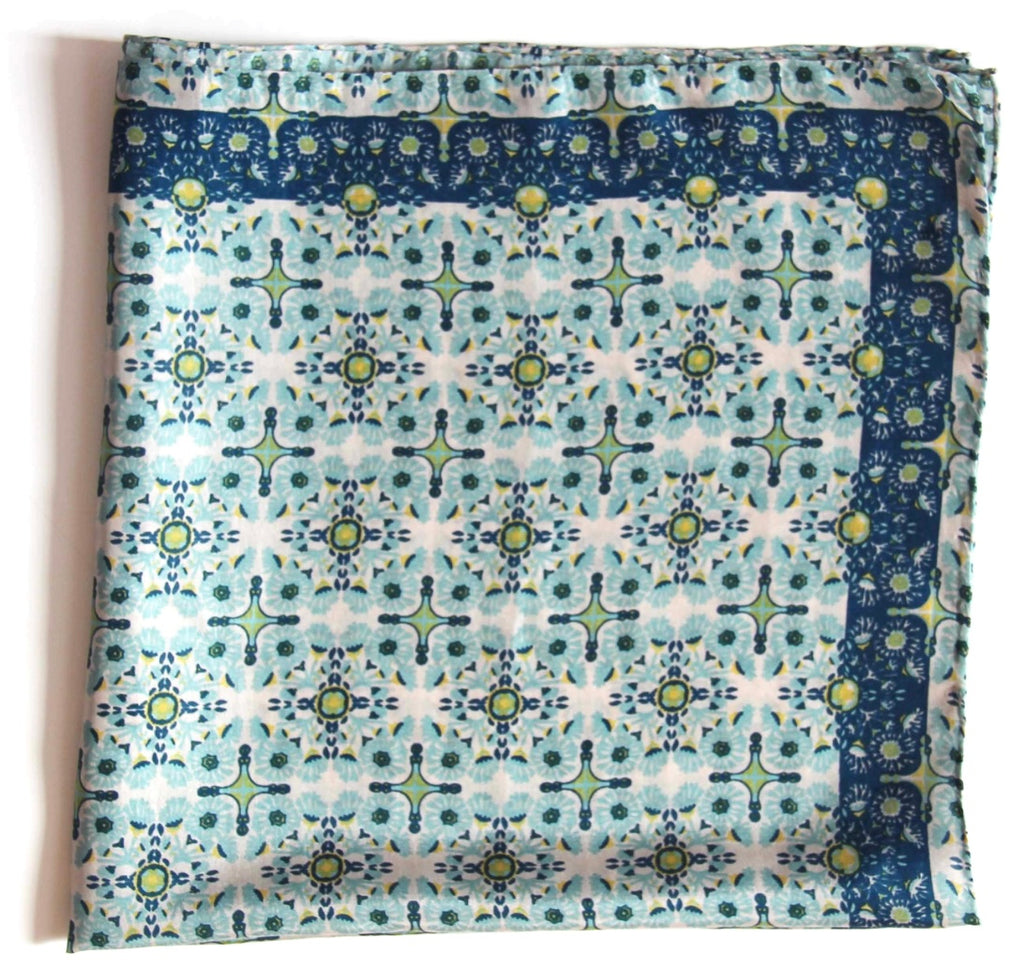 Silk Square - Agadir Yellow Blue