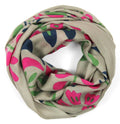 Yvonna Fuchsia wool scarf