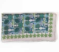 Silk Square - Carabies Blue Green