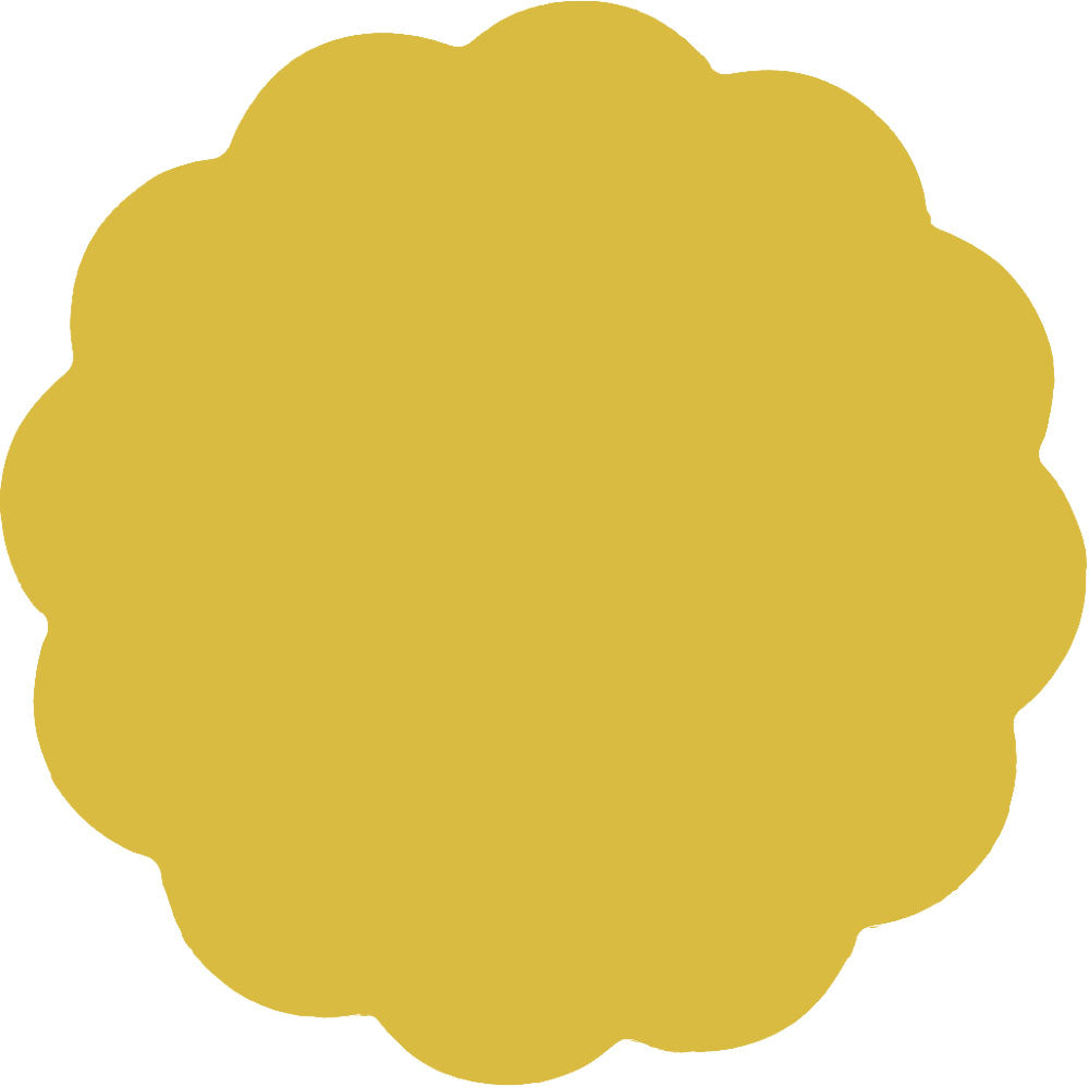 Daisy Placemat – Mustard Yellow