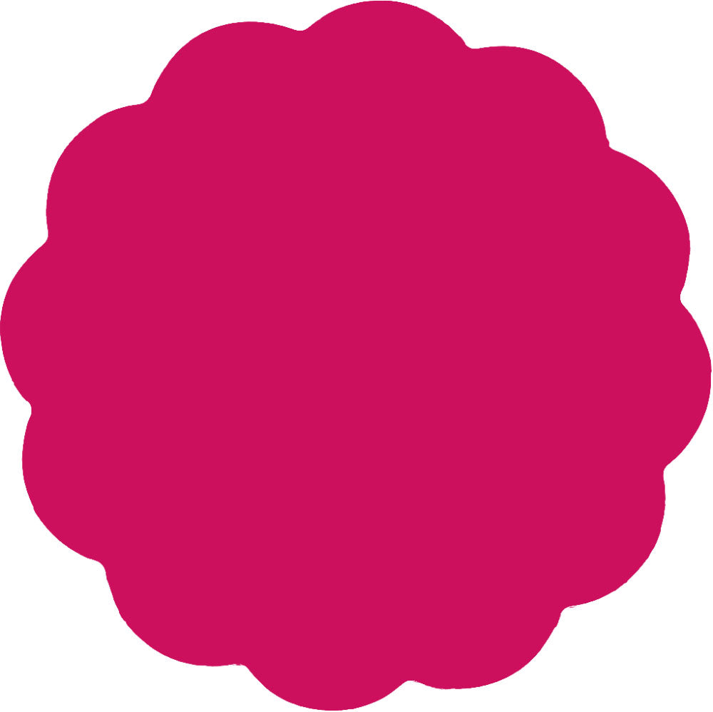 Daisy Placemat – Rubine Red