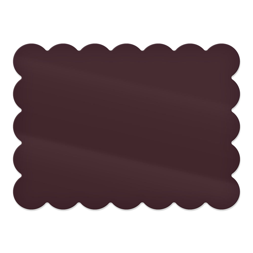 Daisy Rectangular Placemat – Dark Plum