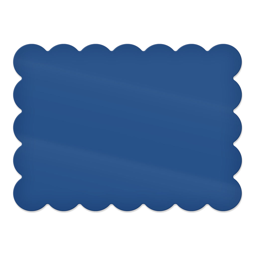 Daisy Rectangular Placemat – Denim Blue