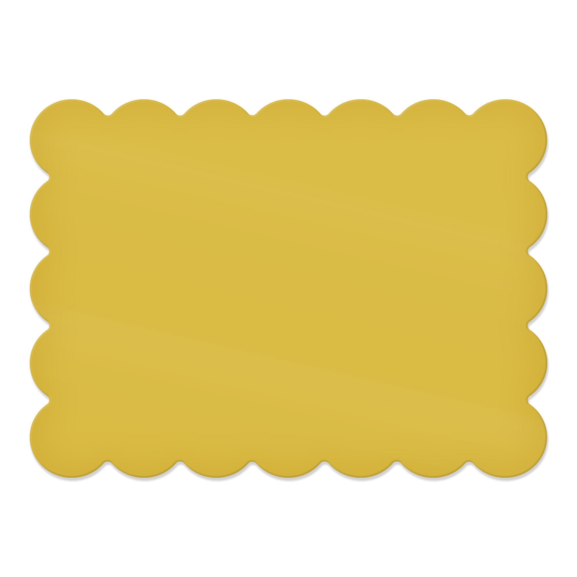 Daisy Rectangular Placemat – Mustard Yellow