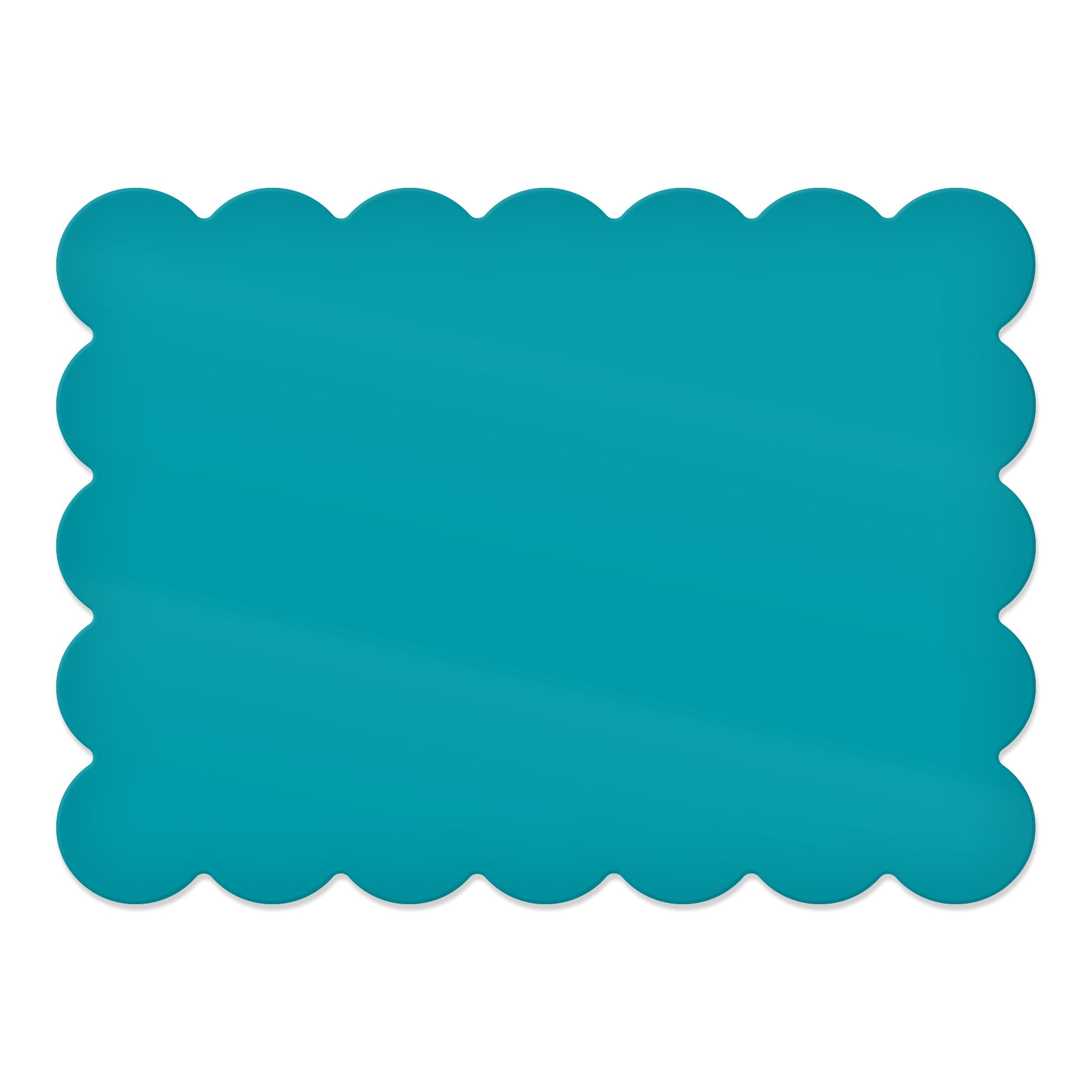 Daisy Rectangular Placemat – Ocean Blue