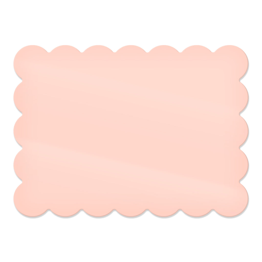 Daisy Rectangular Placemat – Pale Pink