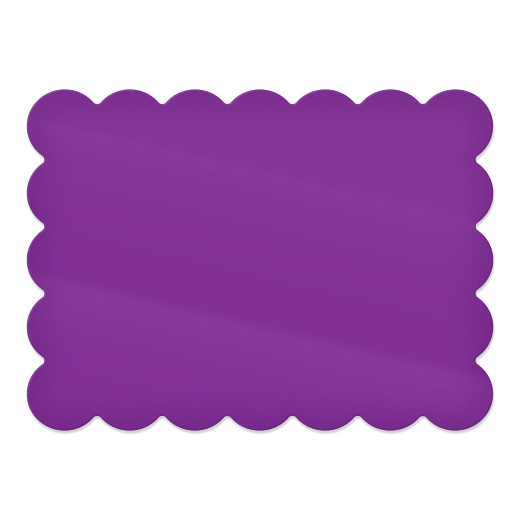 Daisy Rectangular Placemat – Dark Purple