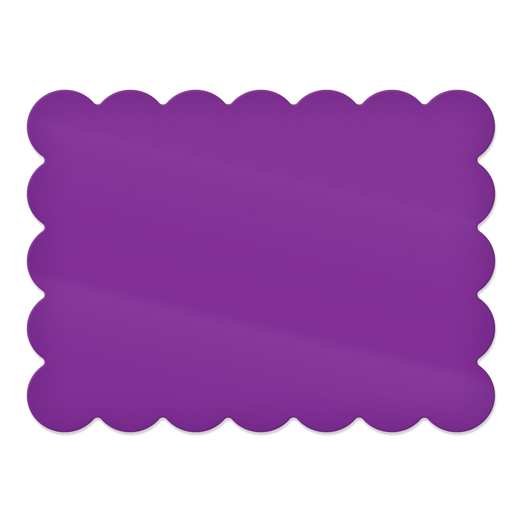 Daisy Rectangular Placemat – Dark Purple