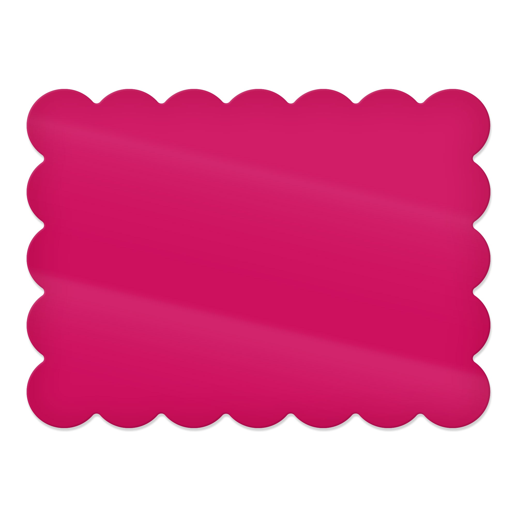 Daisy Rectangular Placemat – Rubine Red