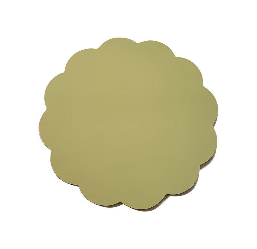 Daisy Coaster - Apple Green