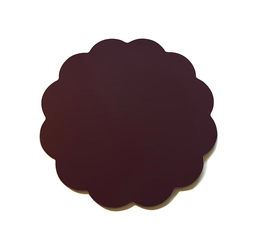 Daisy Coaster - Dark Plum