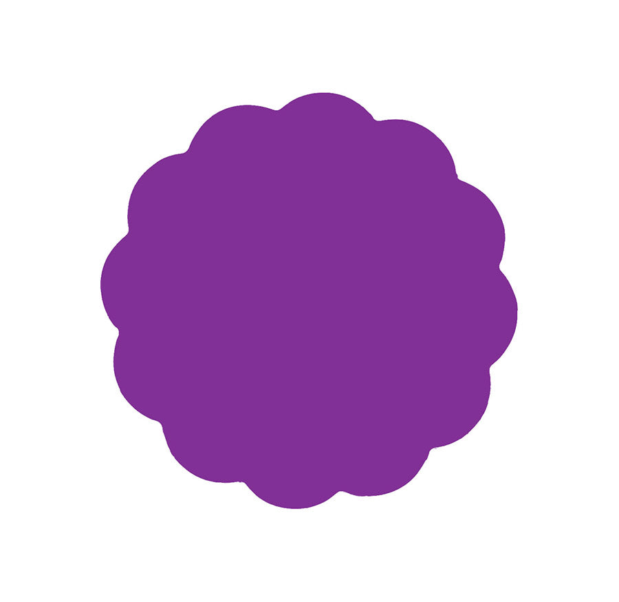 Daisy Coaster - Dark Purple