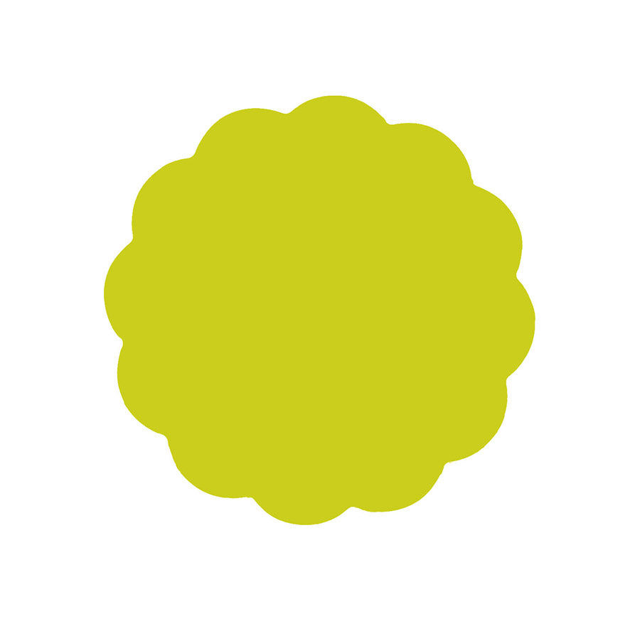 Daisy Coaster - Citrus Vert