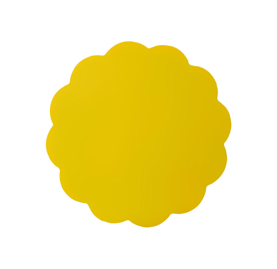Daisy Coaster - Bright Yellow